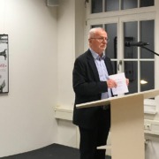 Eröffnung der 38. Leipziger Grafikbörse – Vereinsvorsitzender Steffen Böttcher